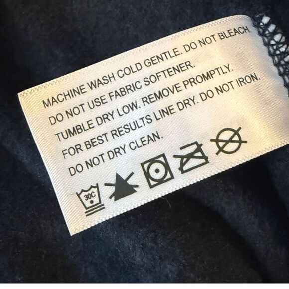 Orvis Men's Fleece Camping Hiking Mock Neck Sleeveless Full Zip Vest Blue Large - Picture 4 of 8